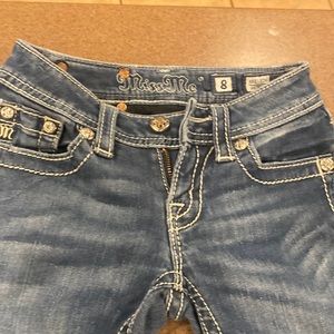 Kids sz8 miss me jeans